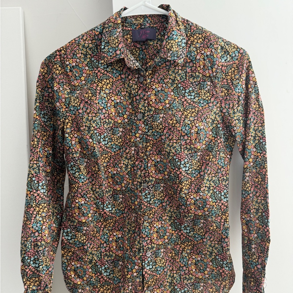 JCrew fitted shirt in Liberty fabric